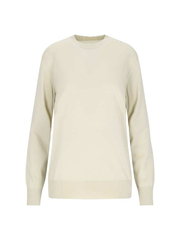 Jil Sander Merino Wool Crew Neck Sweater - Green