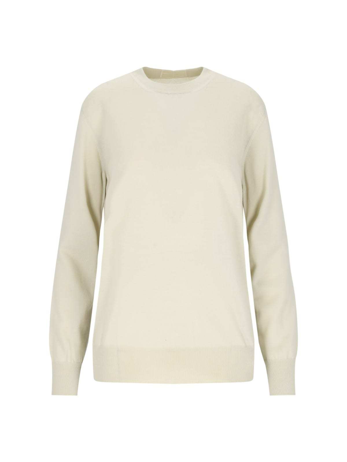 Jil Sander Merino Wool Crew Neck Sweater - Green - Image 1 of 3