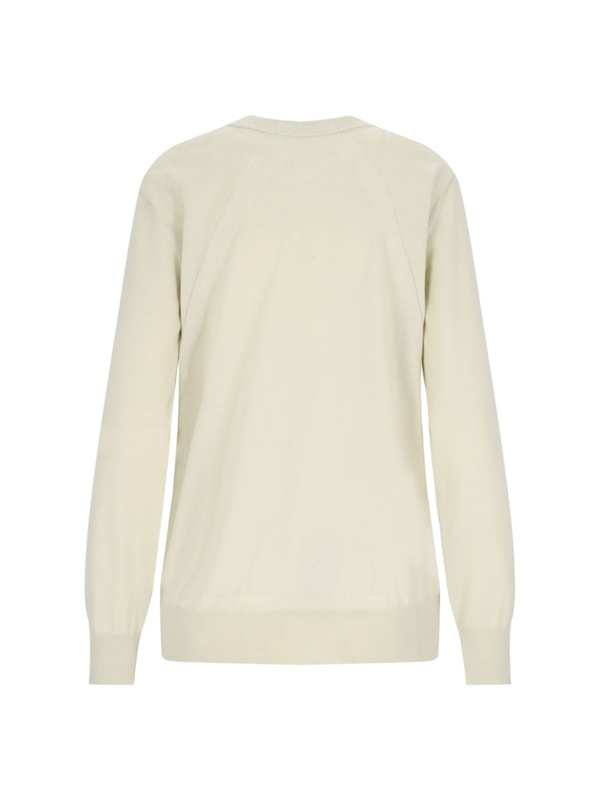 Jil Sander Merino Wool Crew Neck Sweater - Green