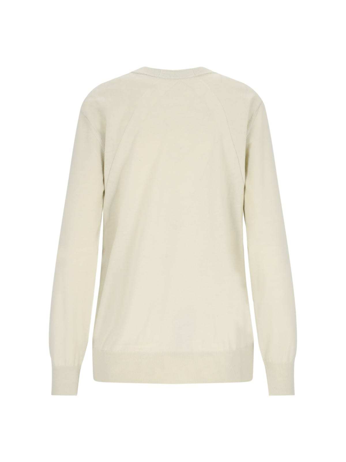 Jil Sander Merino Wool Crew Neck Sweater - Green - Image 2 of 3