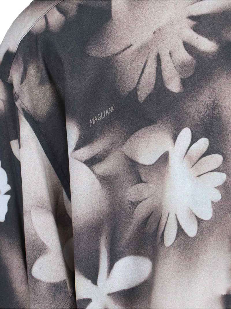 Magliano Fontanelle Draped Shirt - Black