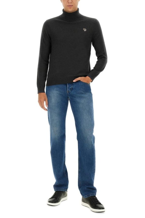 PAUL SMITH PS by Paul Smith Zebra Patch Shirt - Charcoal