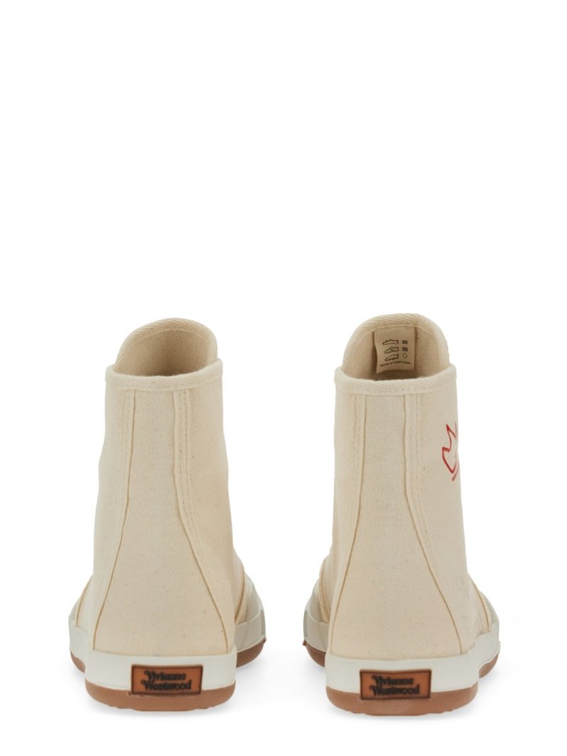 Vivienne Westwood High Top Sneaker - White
