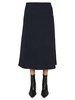 Jil Sander Wool Skirt - Blue - Thumbnail 1
