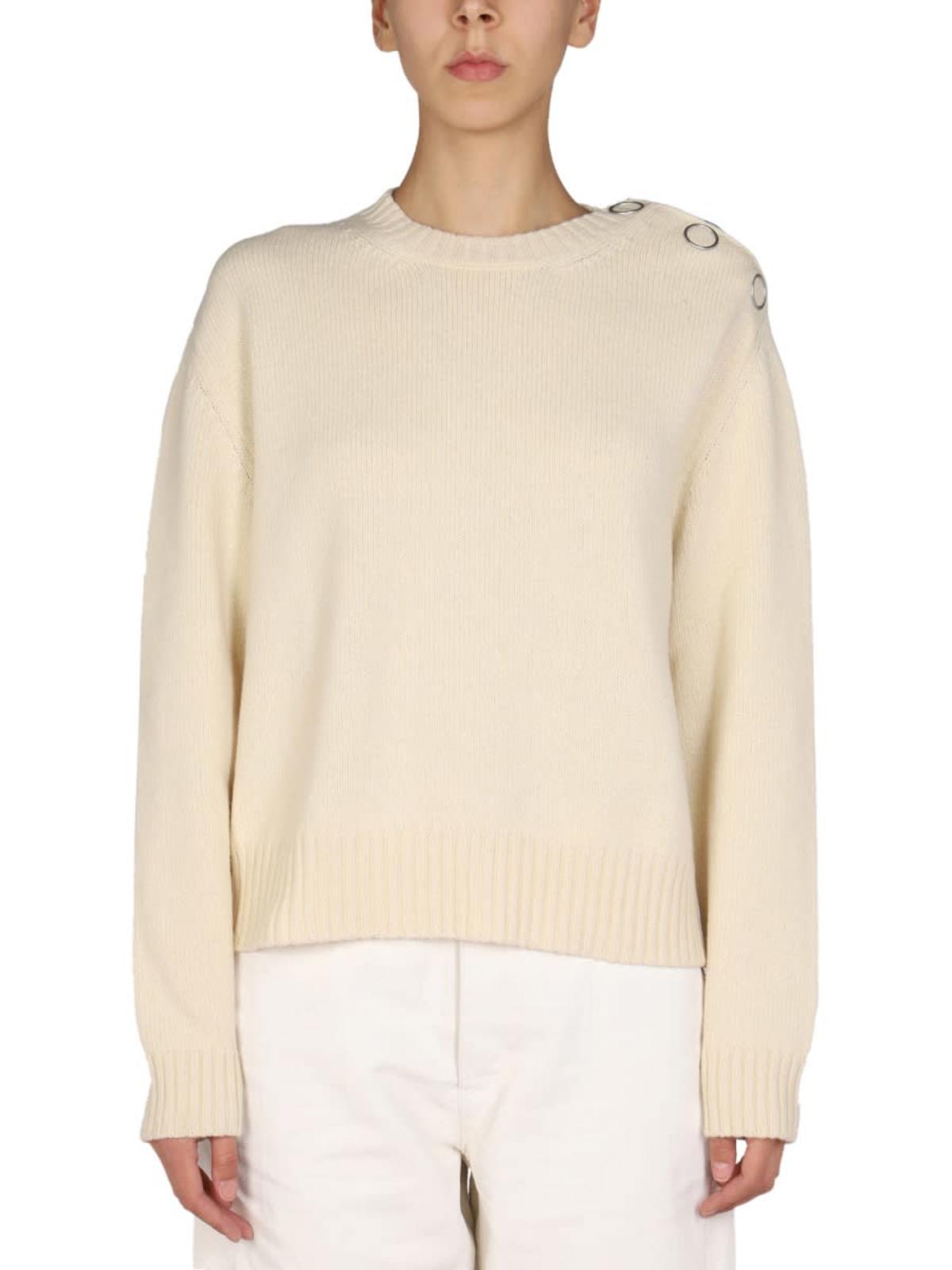 Jil Sander Buttons Shirt - Beige - Image 1 of 4