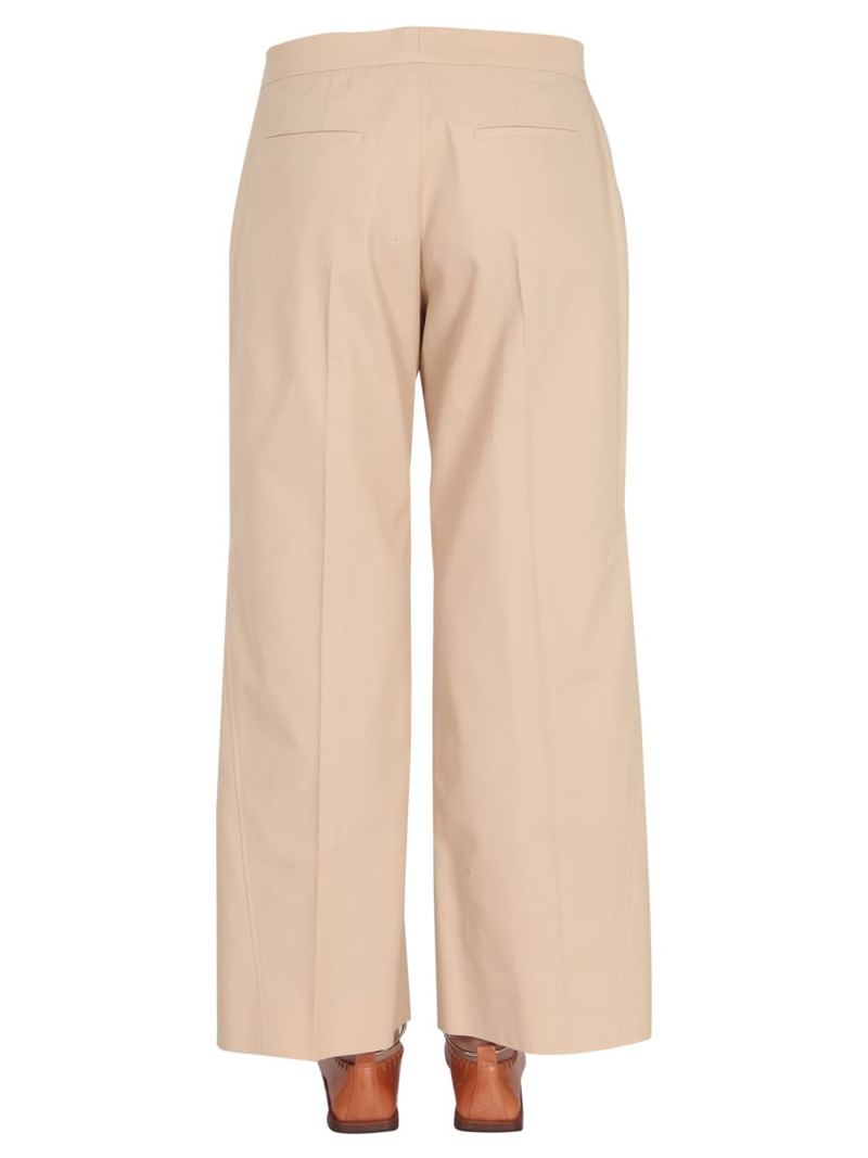 Jil Sander Wide Leg Trousers - Beige