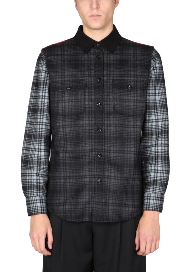 Woolrich Alaskan Melton Shirt Jacket - Multicolour