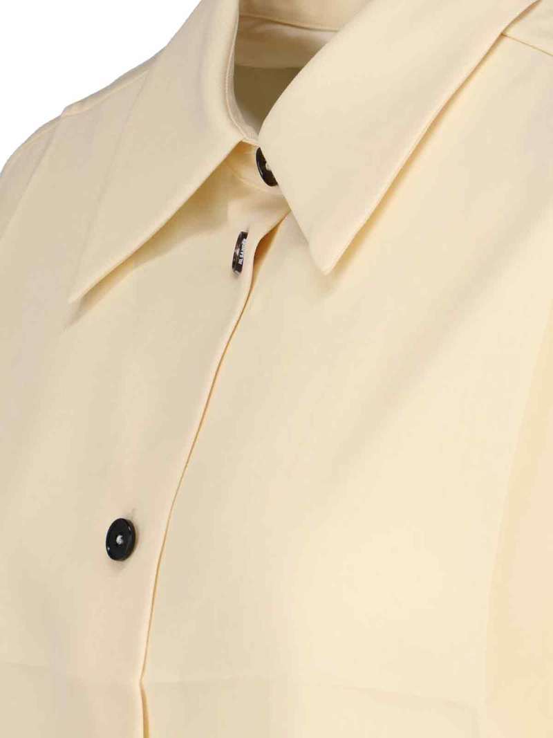 Jil Sander Virgin Wool Shirt - Cream