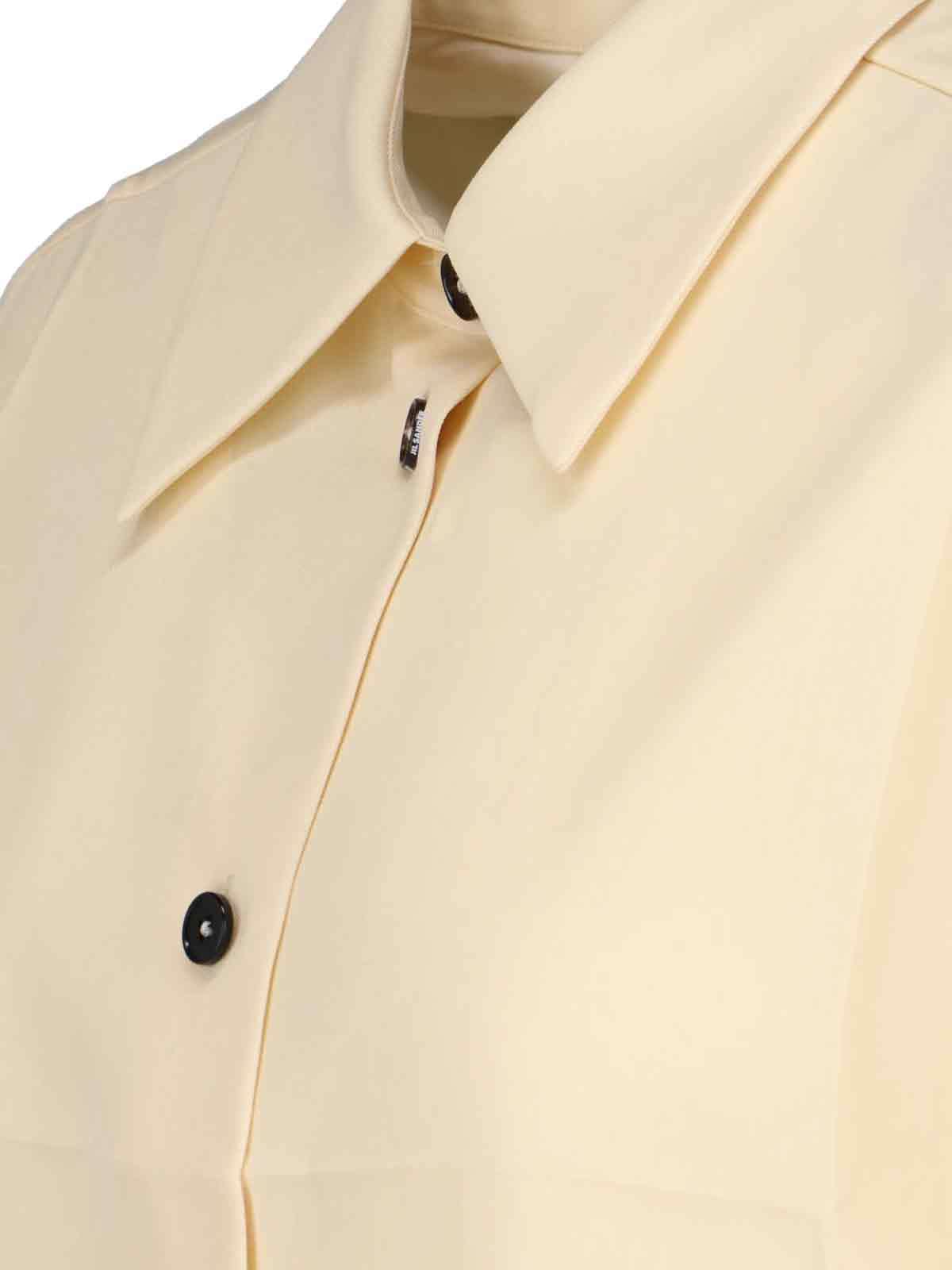 Jil Sander Virgin Wool Shirt - Cream - Image 3 of 5