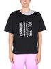 Opening Ceremony Double Collar T-Shirt - Black - Thumbnail 1