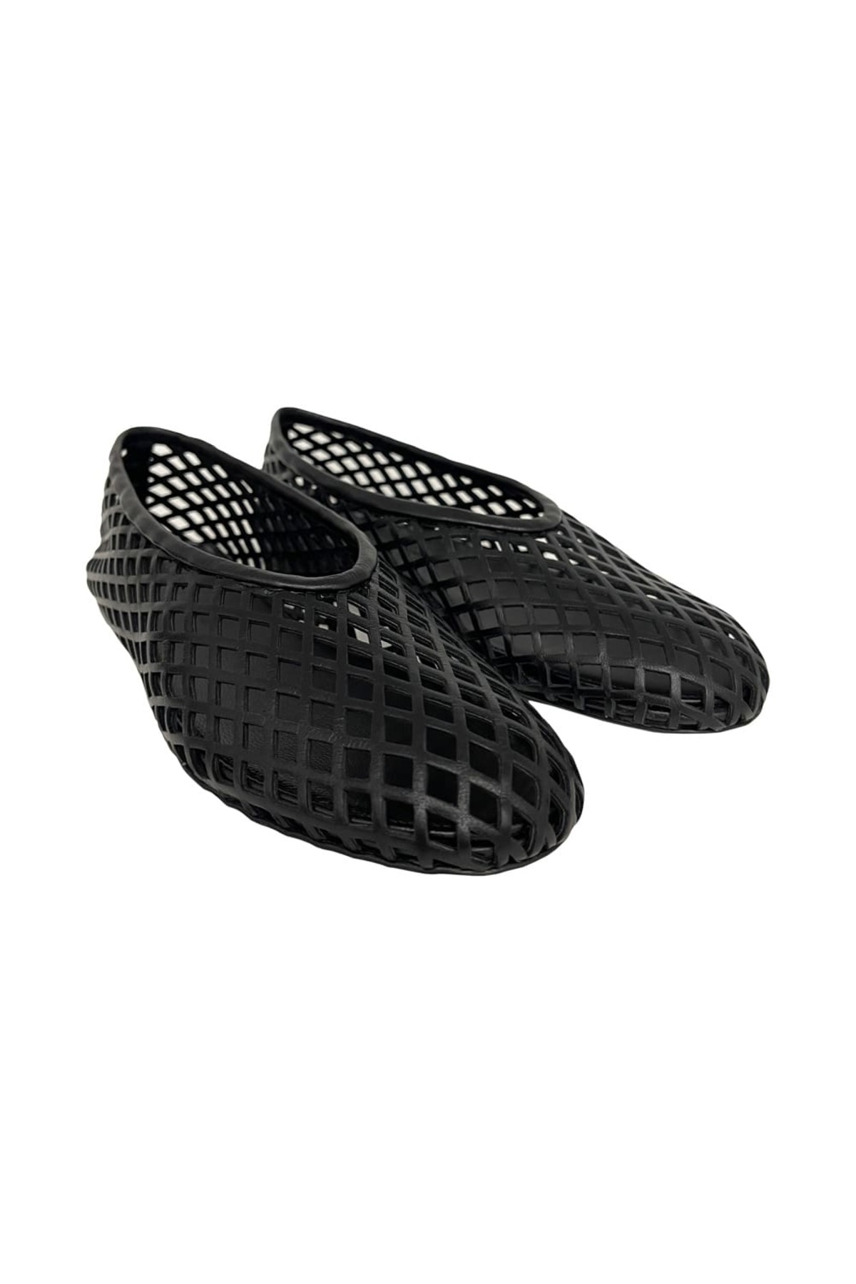 Proenza Schouler Perforated Ballerina Flat - Black - Image 2 of 4