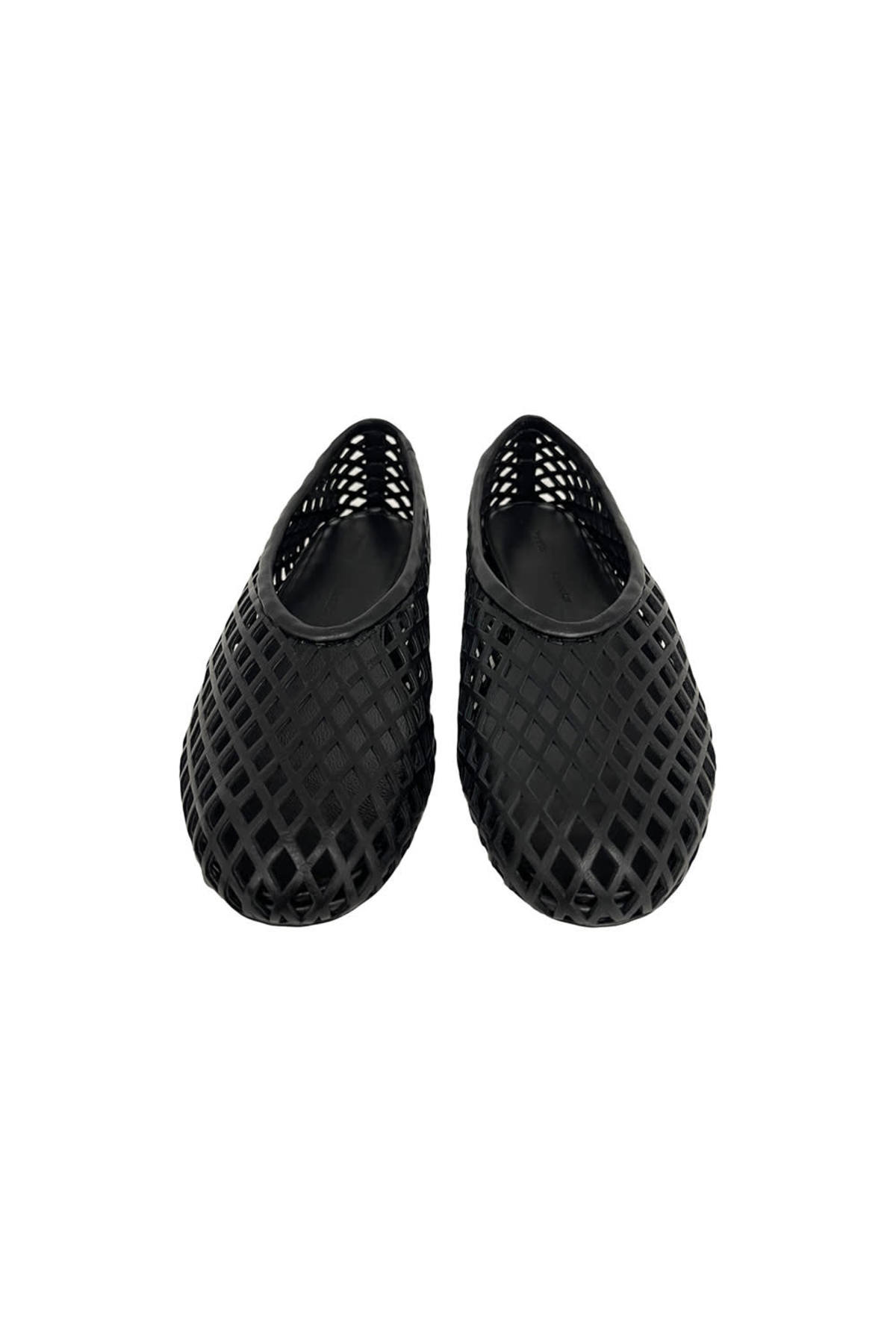 Proenza Schouler Perforated Ballerina Flat - Black - Image 3 of 4