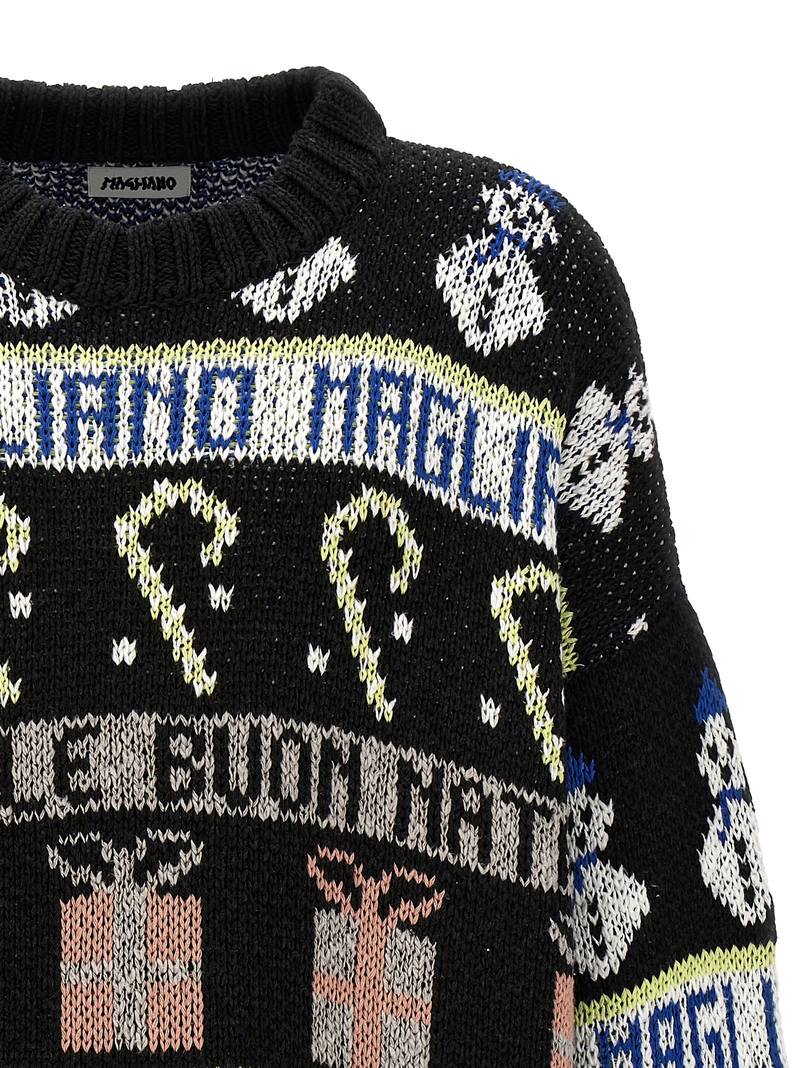 Magliano Buone Feste Sweater - Black