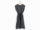Apuntob Asfalto Dress - Grey/Black - Thumbnail 1