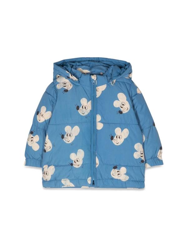 Bobo Choses Mouse Allover Hooded Anorak - Multicolour