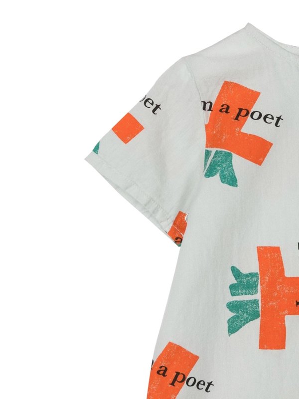 Bobo Choses Im A Poet All Over Woven Playsuit - Multicolour