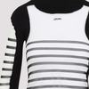 Jean Paul Gaultier Printed Mariniere Pullover - White Black - Thumbnail 5