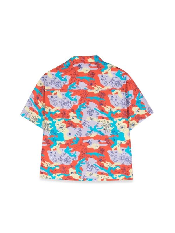 KIDS Off-White Bowling Shirt - Multicolour
