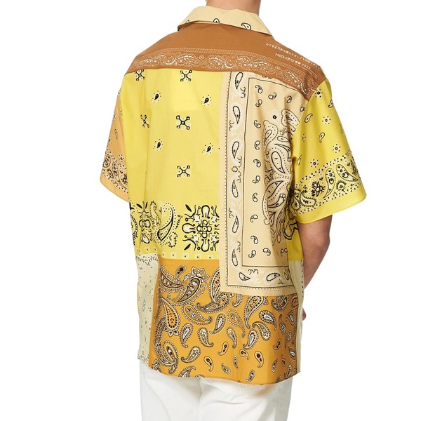 Kenzo Patchwork Short Sleeves Shirt - Yellow