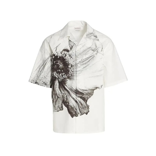 Alexander McQueen Short Sleeve Shirt - White