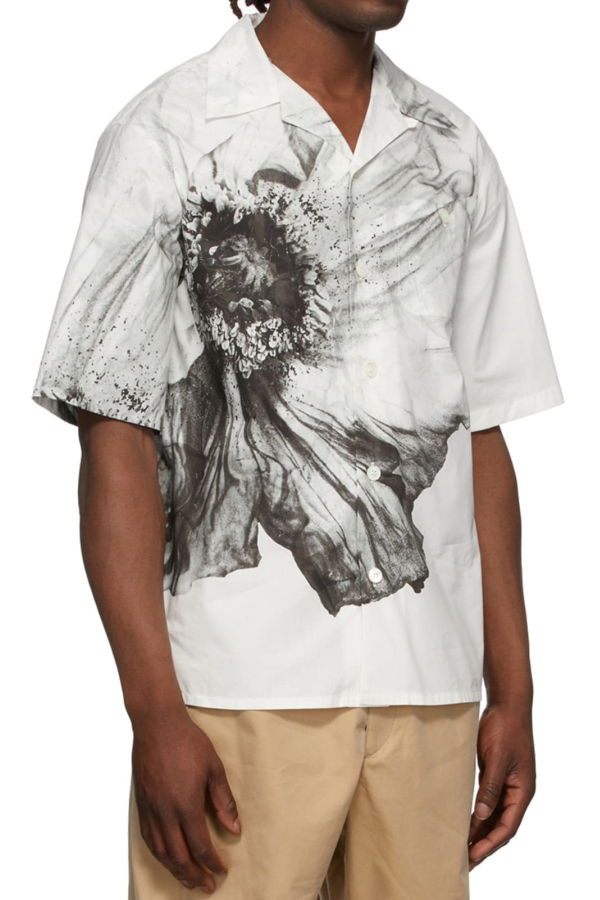 Alexander McQueen Short Sleeve Shirt - White
