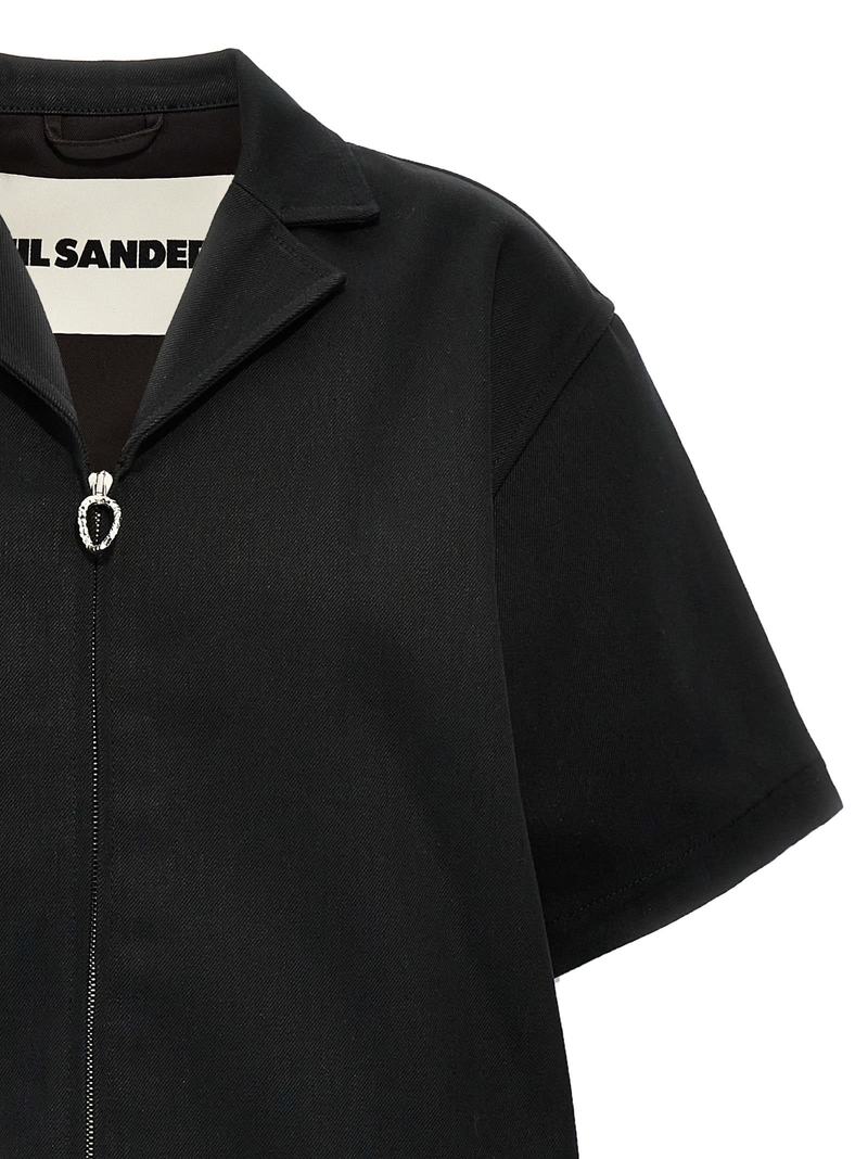 Jil Sander Denim Shirt - Black