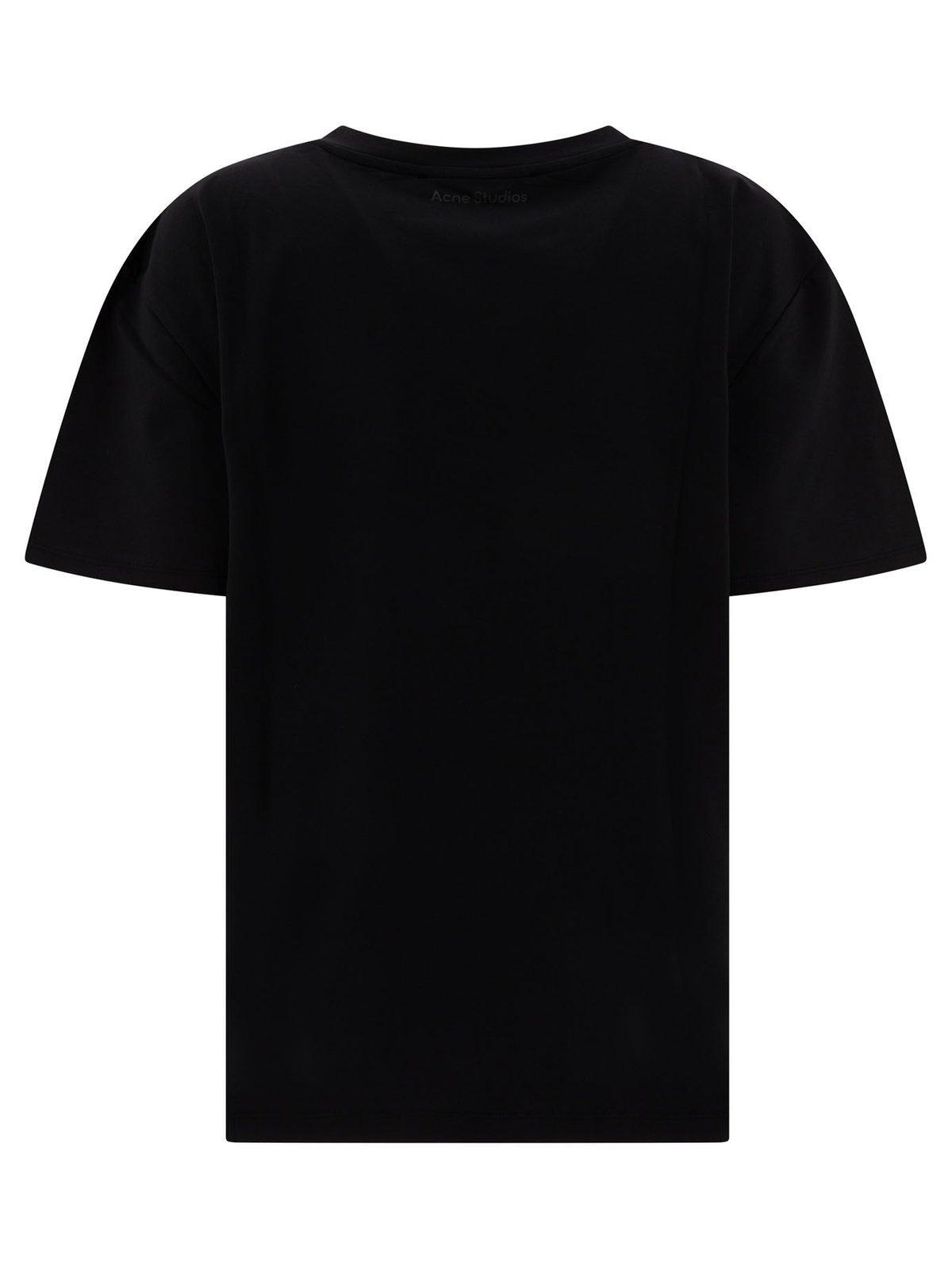 Acne Studios Regular Fit T-shirt - Black - Image 2 of 4