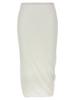Jil Sander Twisted Midi Skirt - White - Thumbnail 1