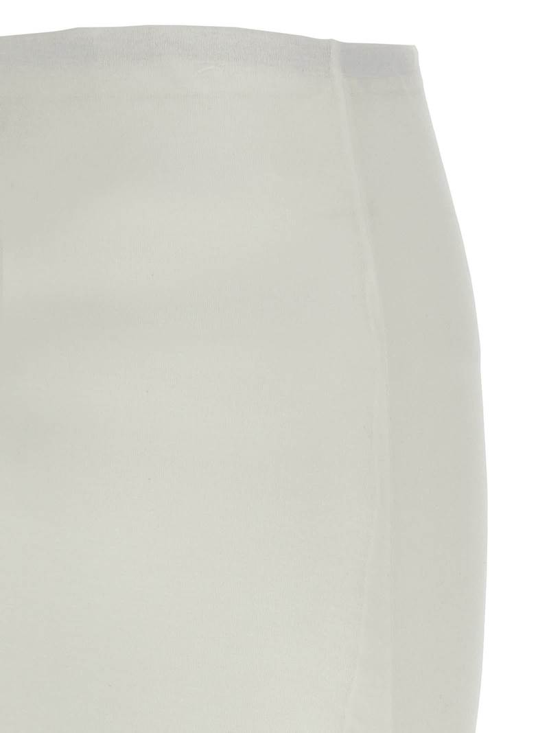 Jil Sander Twisted Midi Skirt - White