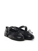 MIU MIU Leather Ballerinas - Black - Thumbnail 2