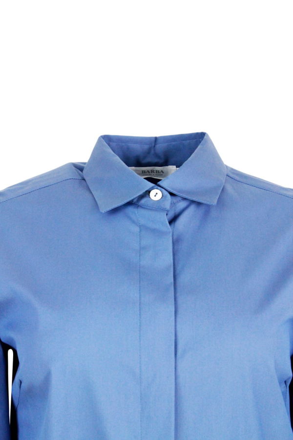 Barba Napoli Dress - Blu Light