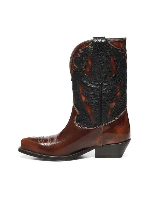 Golden Goose Wish Star Boots - Brown/Black