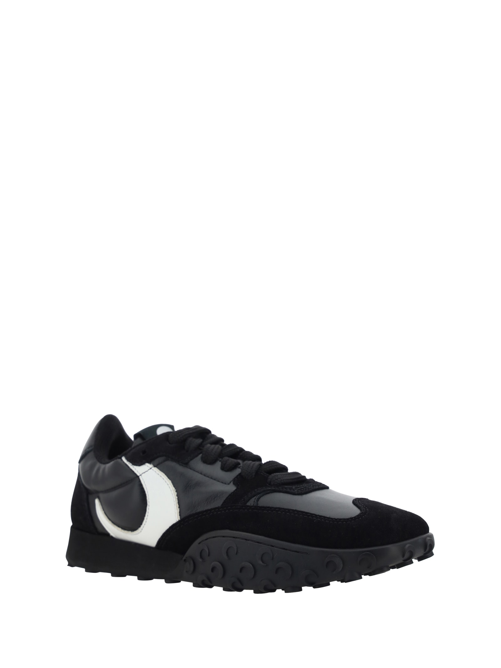 MARINE SERRE Ms Rise Sneakers - Black | Garmentory