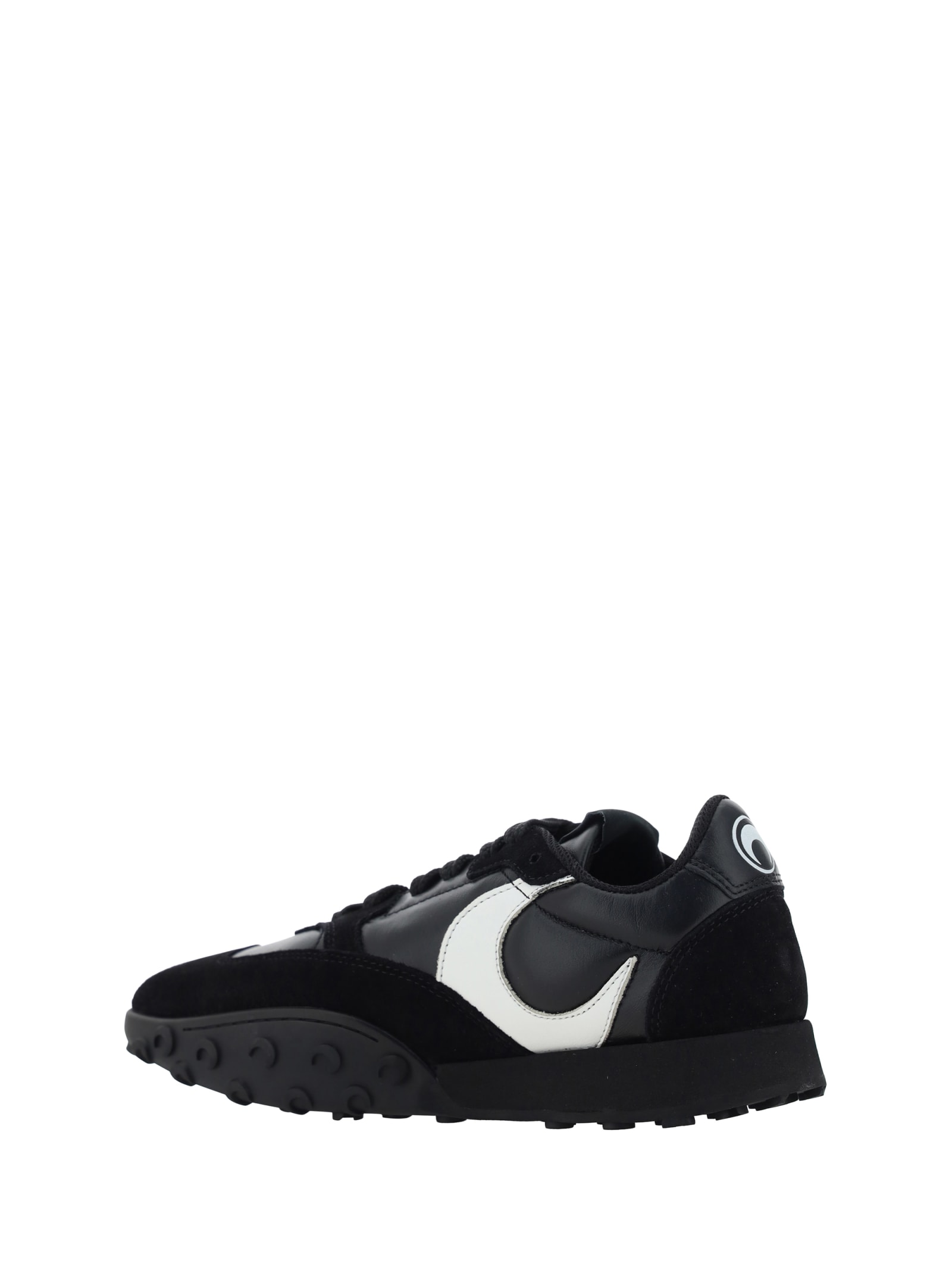 MARINE SERRE Ms Rise Sneakers - Black | Garmentory