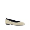 Manolo Blahnik Veralli 010 Ballerina Flats - Beige - Thumbnail 2
