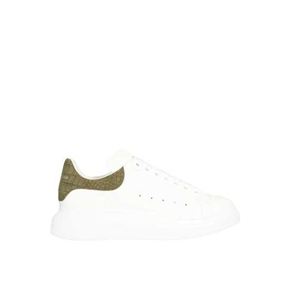 Alexander McQueen Crocodile Oversized Sneakers - White