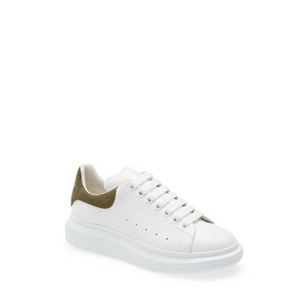 Alexander McQueen Crocodile Oversized Sneakers - White
