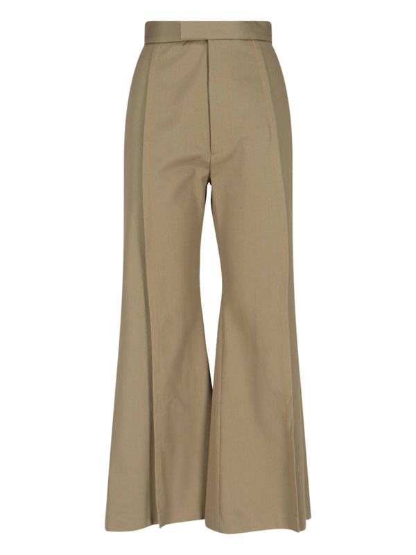Vivienne Westwood Palazzo Pants With Pleats - Beige