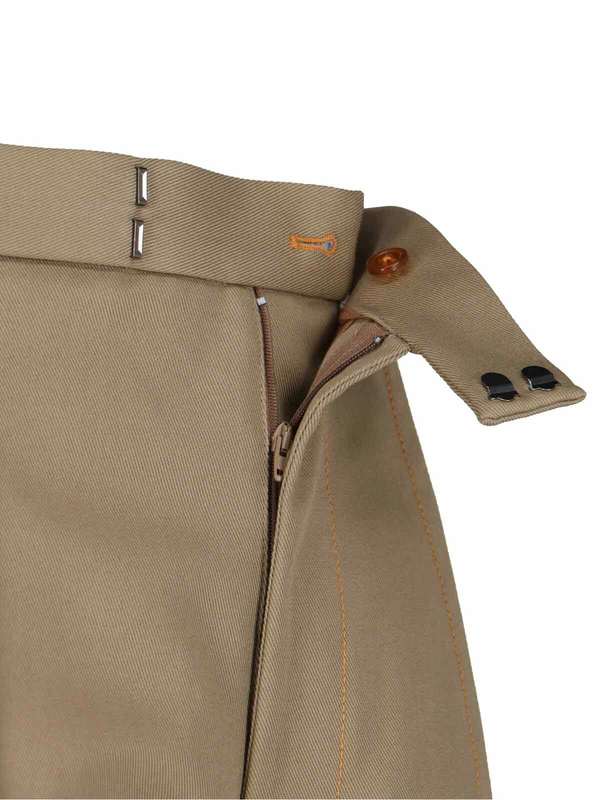 Vivienne Westwood Palazzo Pants With Pleats - Beige