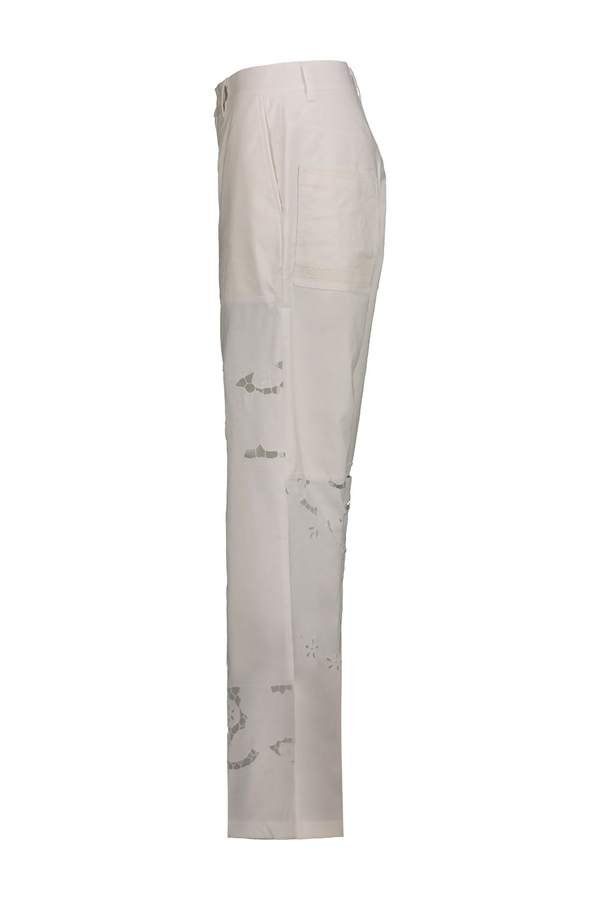 MARINE SERRE Wide Leg Pant - Off White