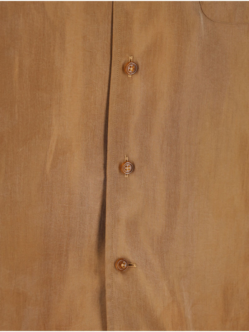Vivienne Westwood Suede Effect Shirt - Brown