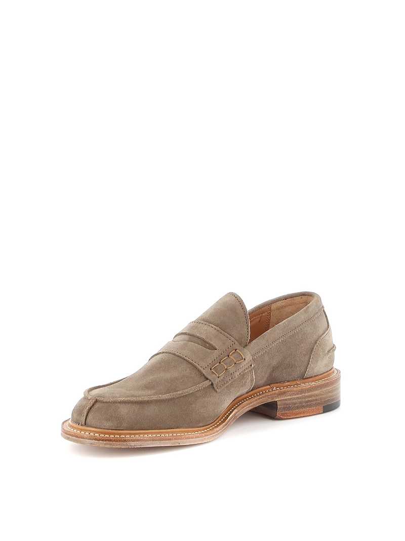 Tricker's James Penny Loafer - Visone Repello Suede