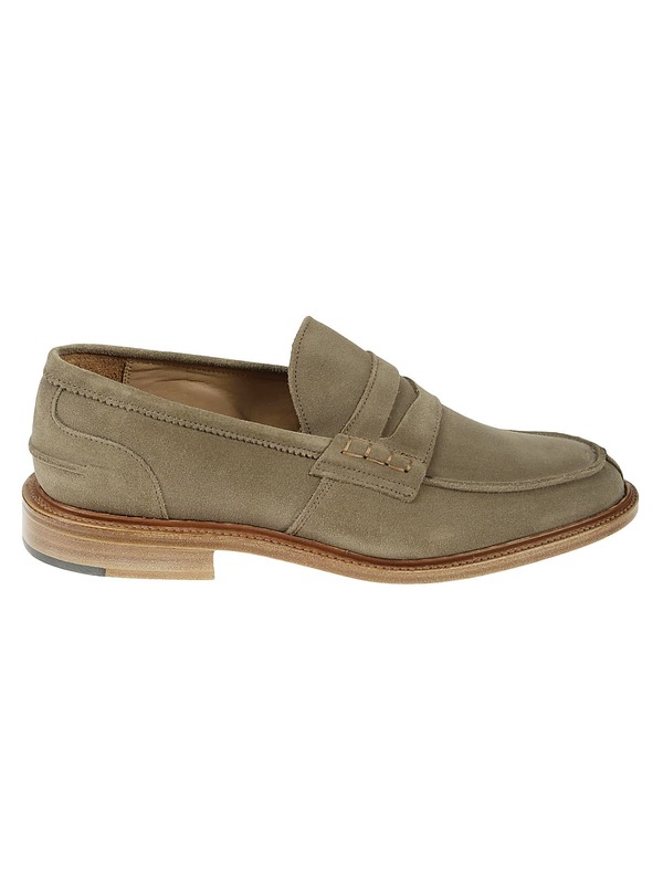 Tricker's James Penny Loafer - Visone Repello Suede