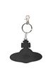 Vivienne Westwood Orb Leather Keyring - Black - Thumbnail 3