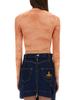 Vivienne Westwood Bea Cropped Top - Pink - Thumbnail 3