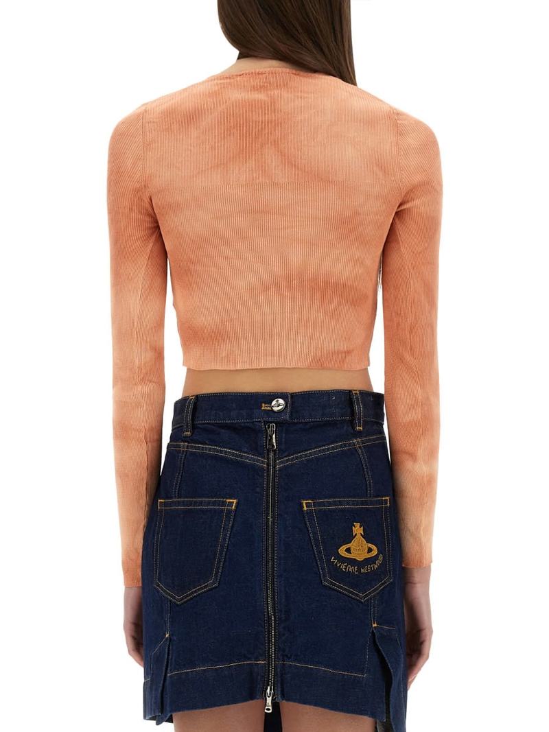 Vivienne Westwood Bea Cropped Top - Pink
