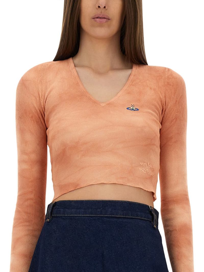 Vivienne Westwood Bea Cropped Top - Pink