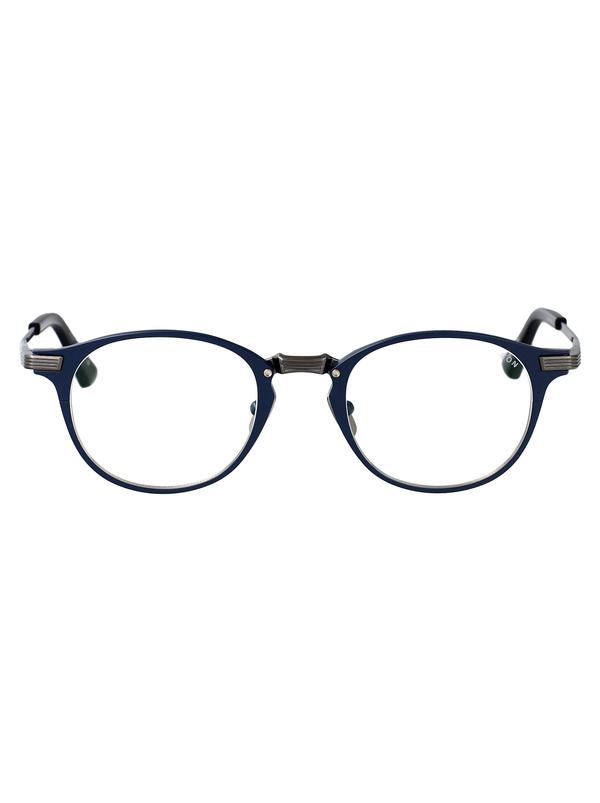 DITA Radicon Glasses - Matte Navy - Antique Silver w/Clear