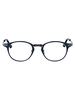 DITA Radicon Glasses - Matte Navy - Antique Silver w/Clear - Thumbnail 1