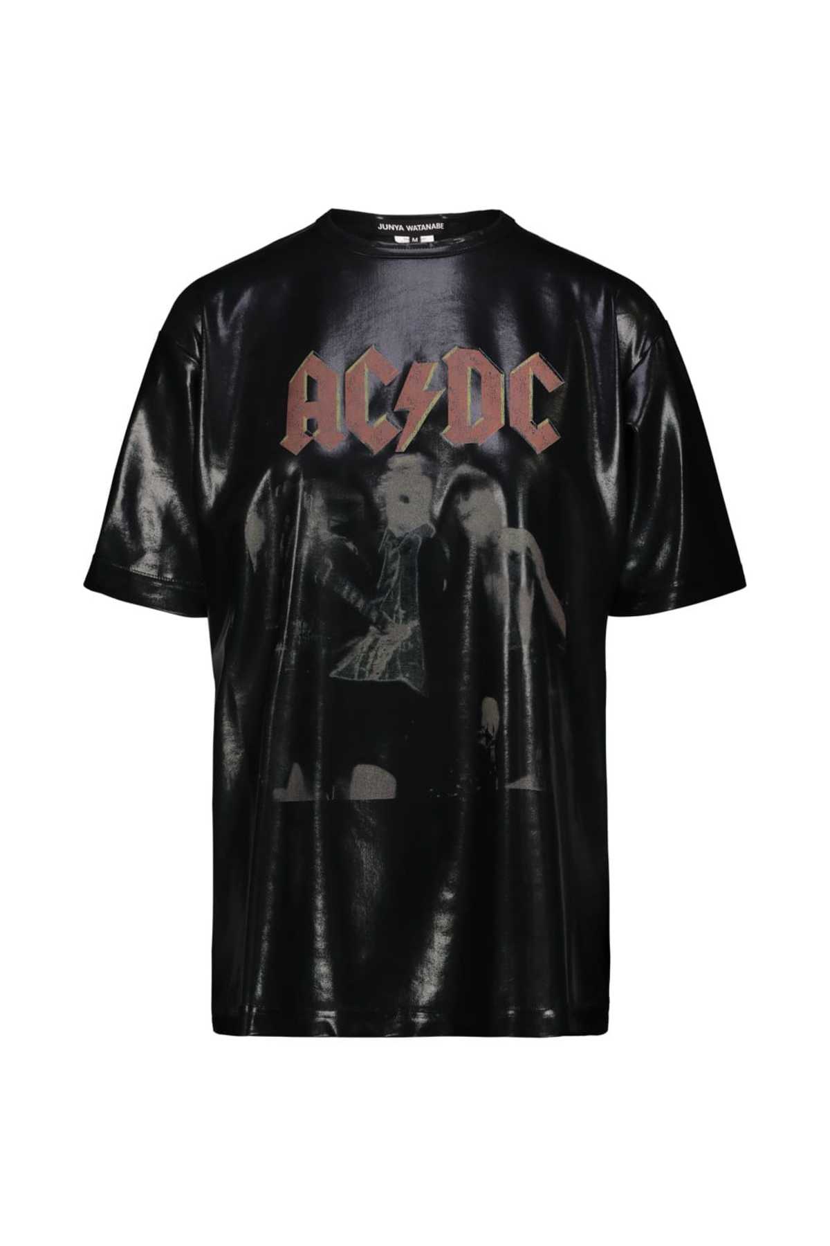 JUNYA WATANABE Ac-dc Print T-shirt - Black - Image 1 of 3